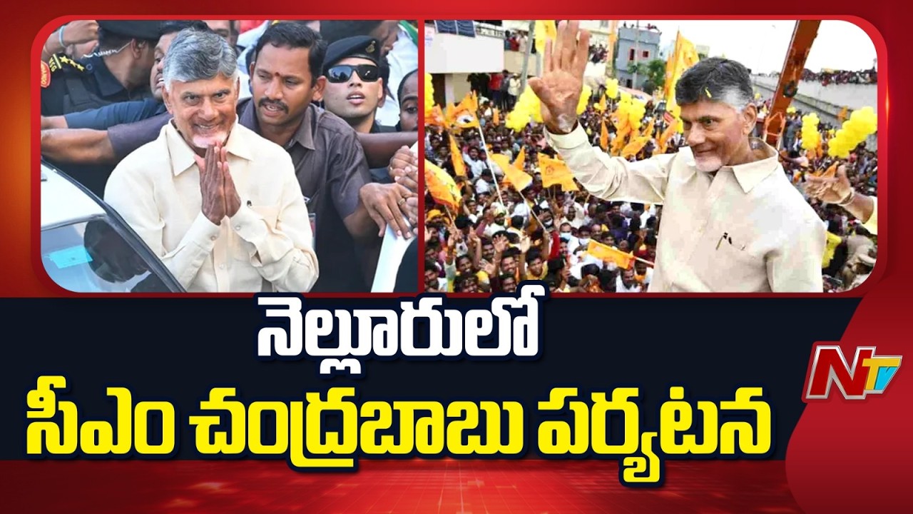 CM Chandrababu Nellore Tour | AP | NTV Telugu