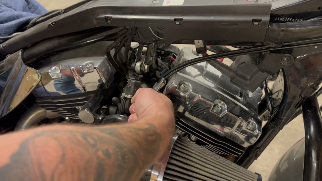Replace the idle air control valve on Harley 96