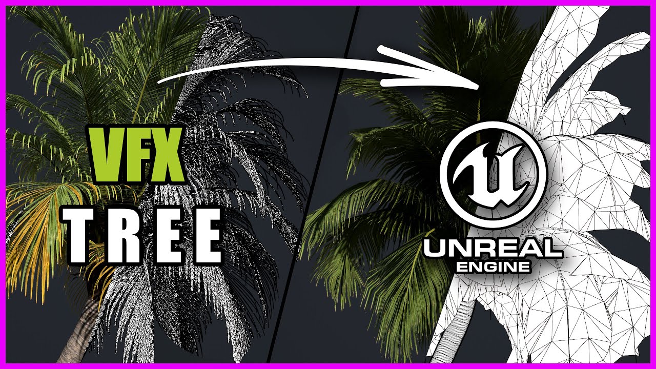Speedtree Tutorial - Convert VFX Tree to Game Ready (UE5)