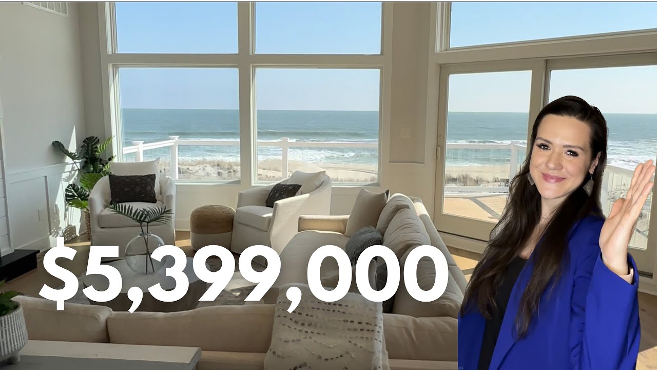 🔥$5.4 MILLION Beach House Stunner on Long Beach Island: You've Got to See this!
