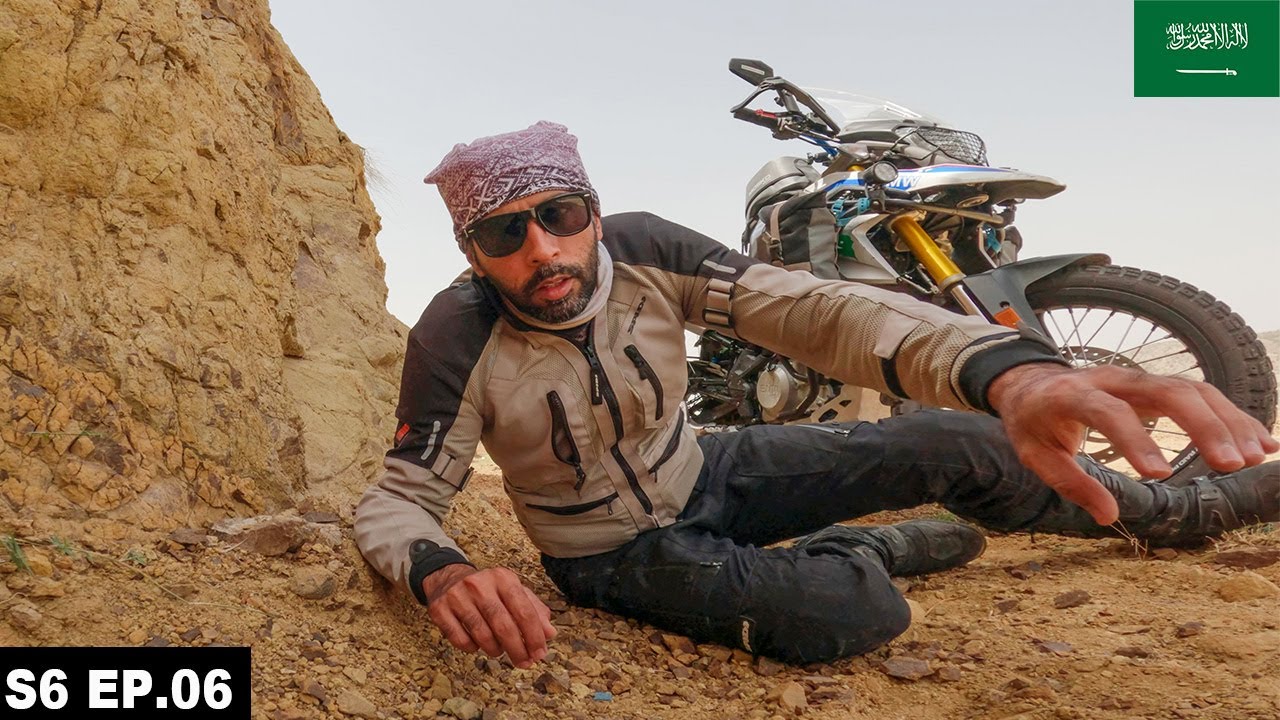 COULDN'T RIDE ANYMORE AND HAD TO STOP S06 EP.06 | MIDDLE EAST ON MOTORCYCLE