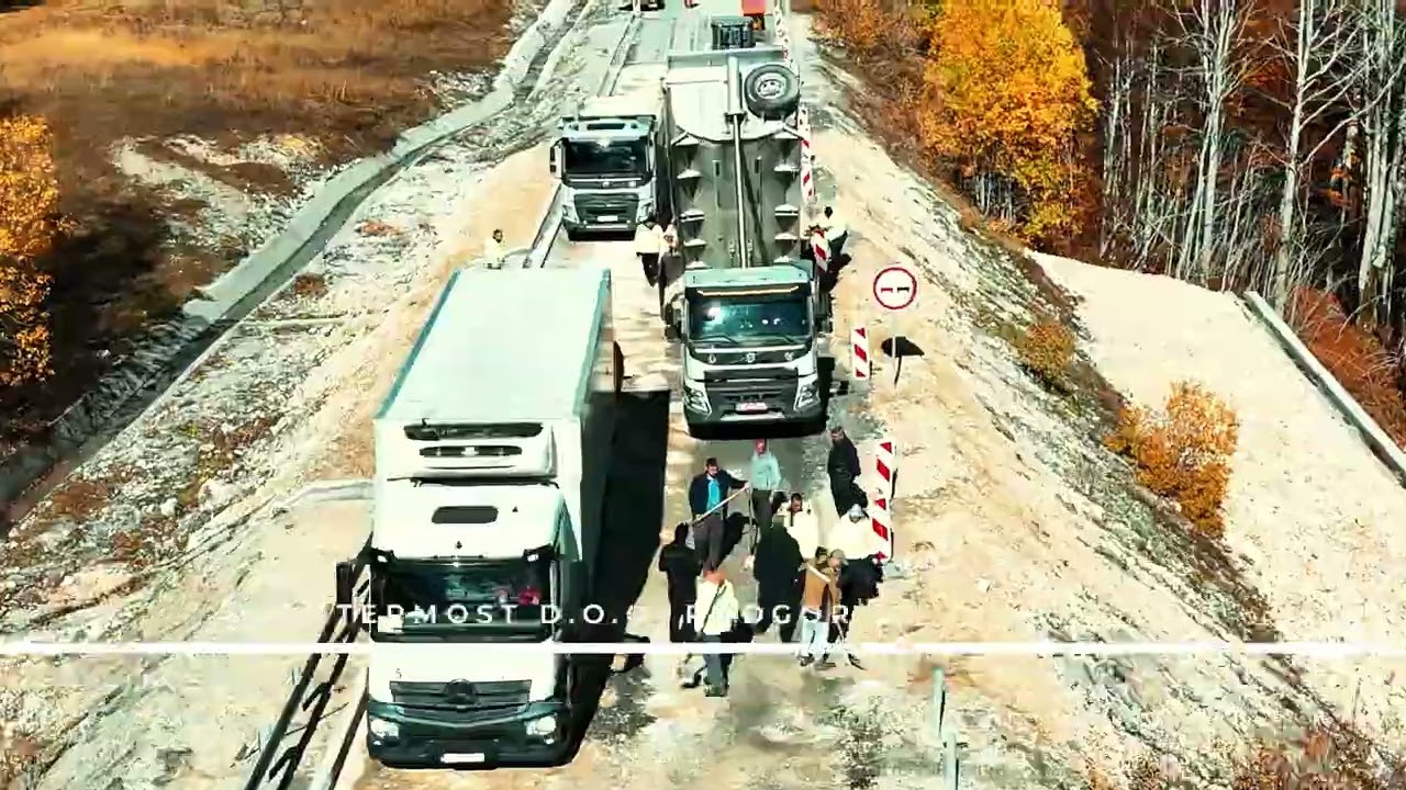 Zavrsni radovi na sanaciji klizi&scaron;ta Provalija. M6 Žabljak - &Scaron;avnik. Oktobar 2025.