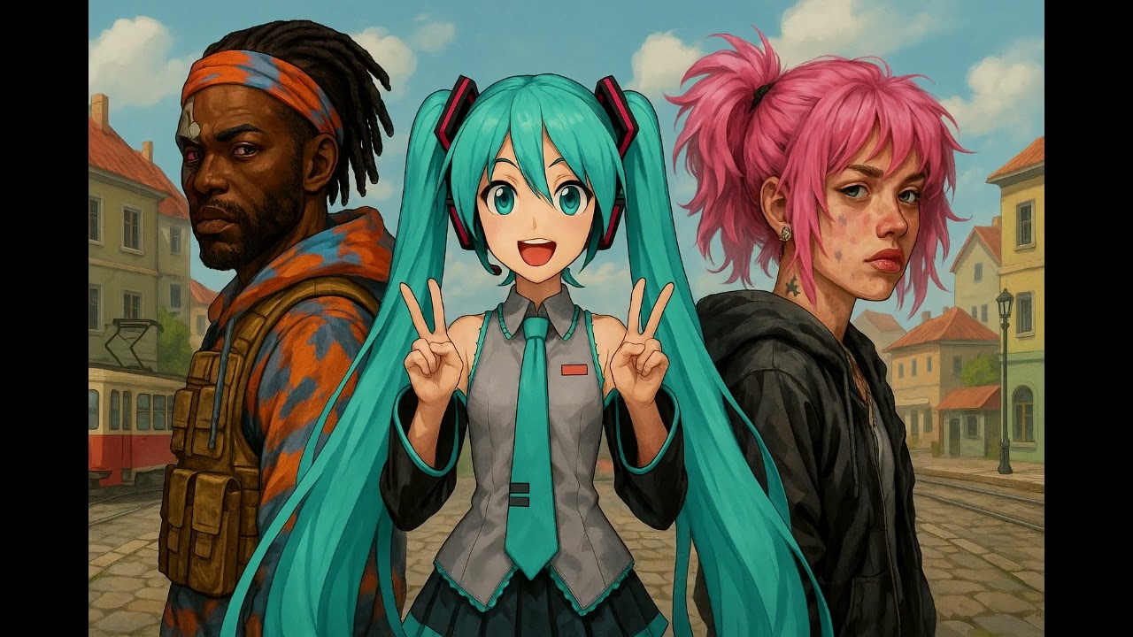 Wrocławski E-Girl - Homehunter, Bezdomnosia feat. Hatsune Miku