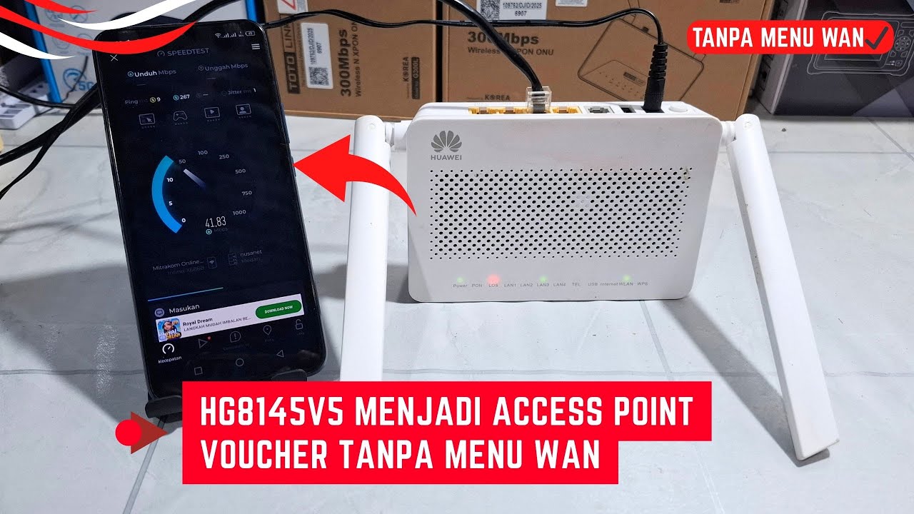 Cara Setting Modem Huawei Hg8145v5 Menjadi Access Point Voucher Untuk Menu Wan Tidak Muncul