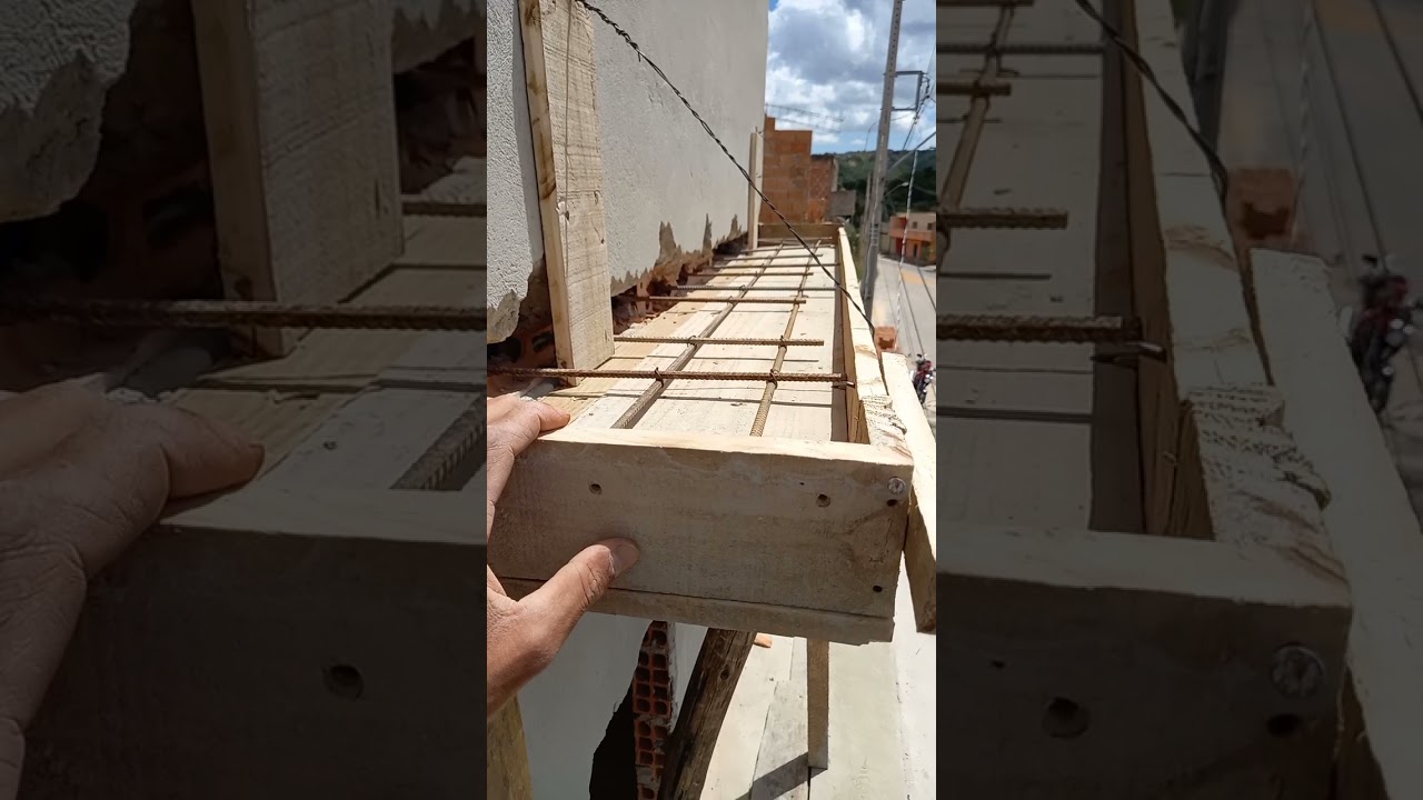 Dica para fazer um pequeno beiral o seja uma Lajinha.