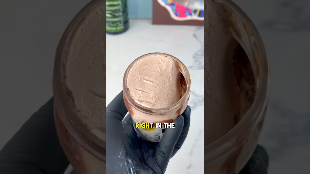 Only 2 Ingredients for the Creamiest Nutella Ice Cream! ​⁠@KyleIstook #secrethacks #food #shorts