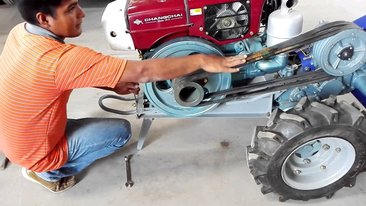 Ensamblado de motocultor
