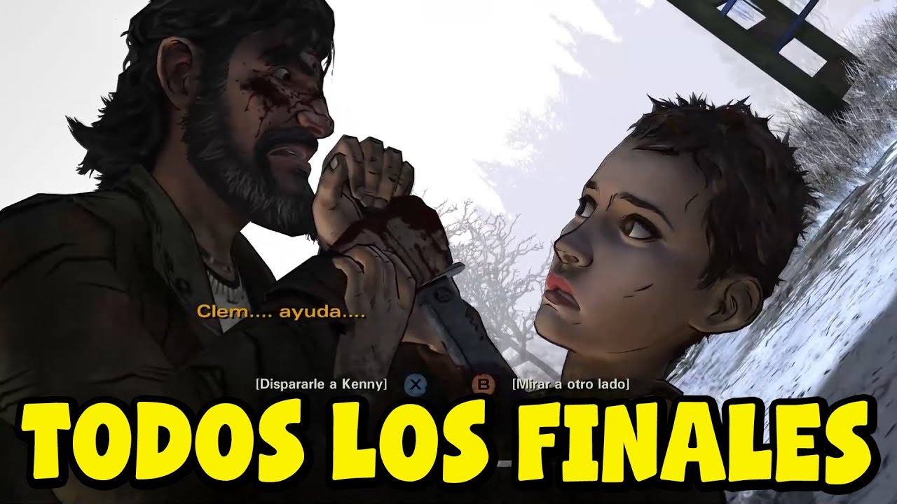 The Walking Dead El Juego - Temporada 2 - Todos los finales - En español -1080p