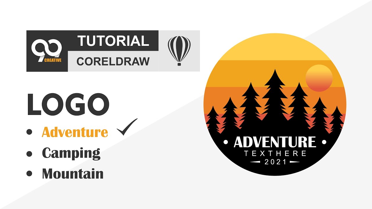 Tutorial Membuat Logo Adventure  di CorelDraw | Part 1