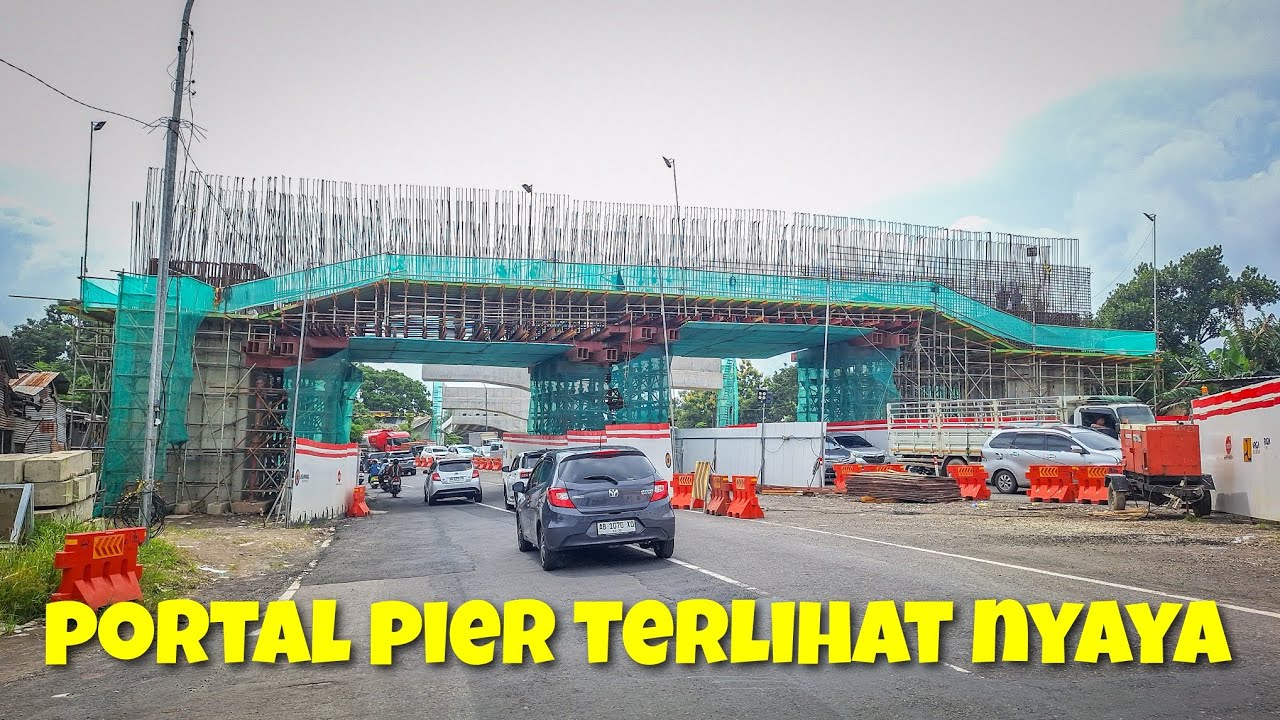 Portal Pier Berbentuk Gawang Bola Di Ring Road Jogja Semakin Terlihat Nyata