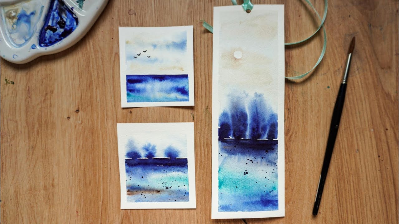 Anfänger? Aquarell Landschaften mit einfacher Anleitung entspannt malen