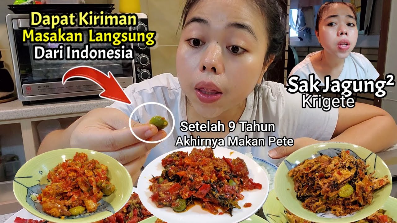 Semua Makanan Ada PETE & RAWIT || Dapat Kiriman Dari Indonesia