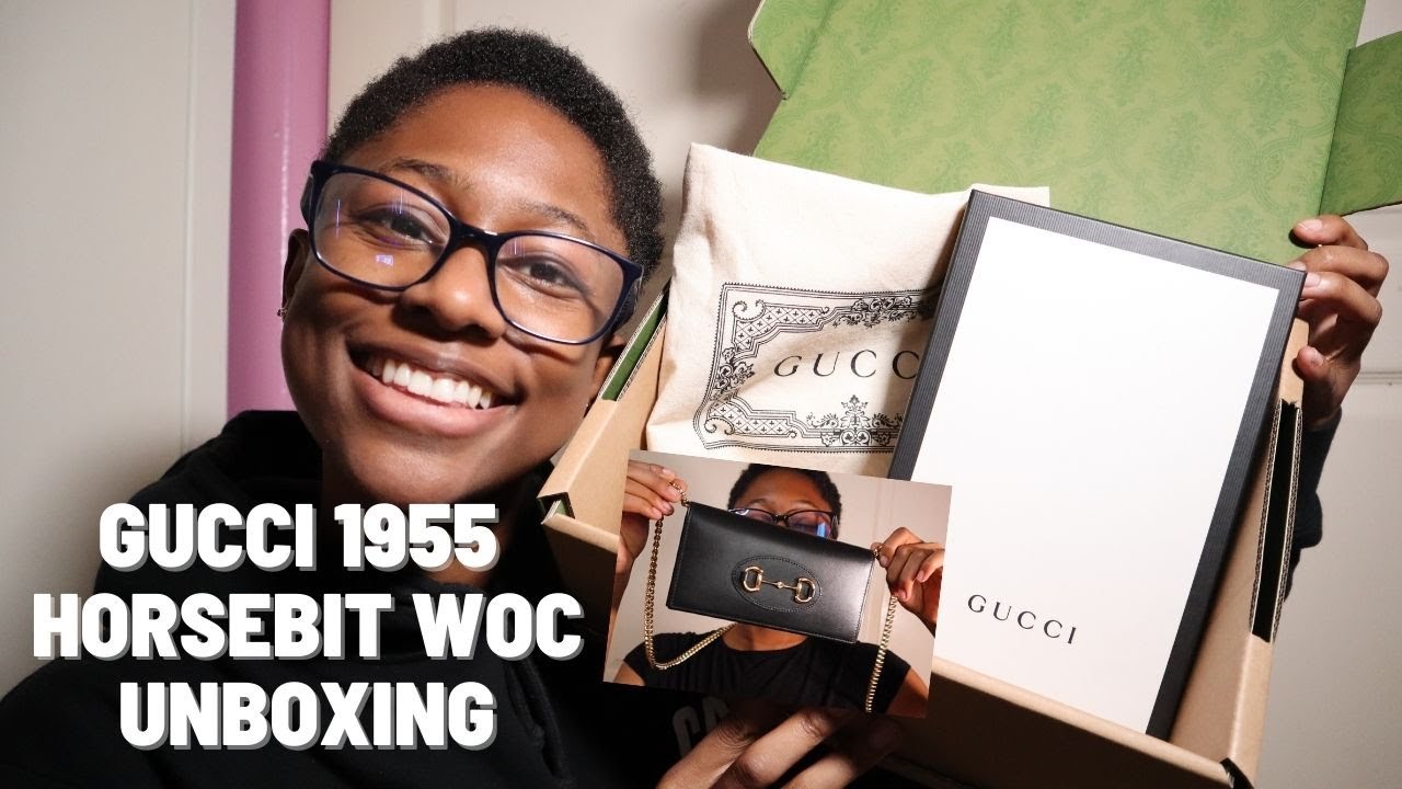 GUCCI HORSEBIT 1955 WALLET WITH CHAIN UNBOXING | WHERE'S WEEWOO
