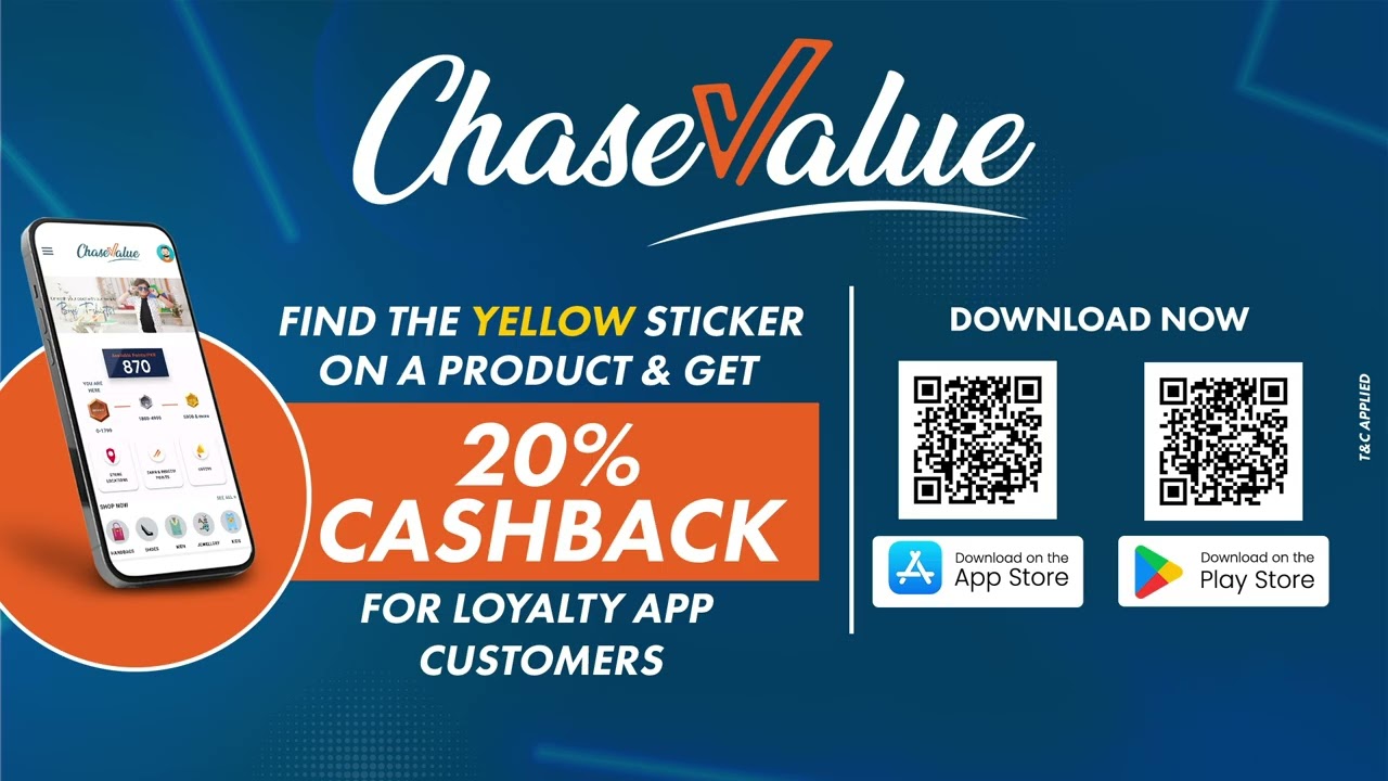 Chase Value - 20% Cashback on loyalty app