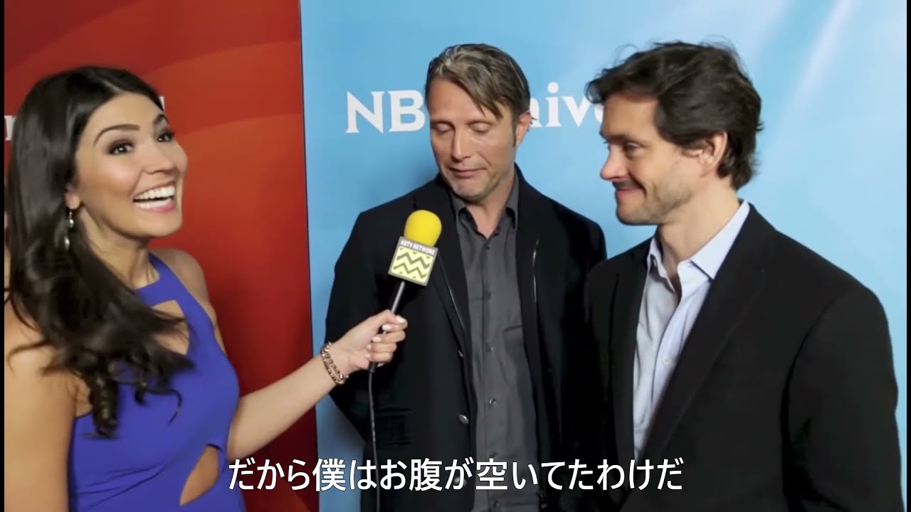 ハンニバル マッツ・ミケルセン ヒュー・ダンシー インタビュー シーズン1の結末から2にかけて【日本語字幕付き】翻訳 和訳
