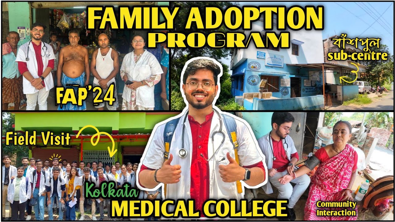 Family Adoption Programme in MBBS | Medical College Kolkata | Village Visit