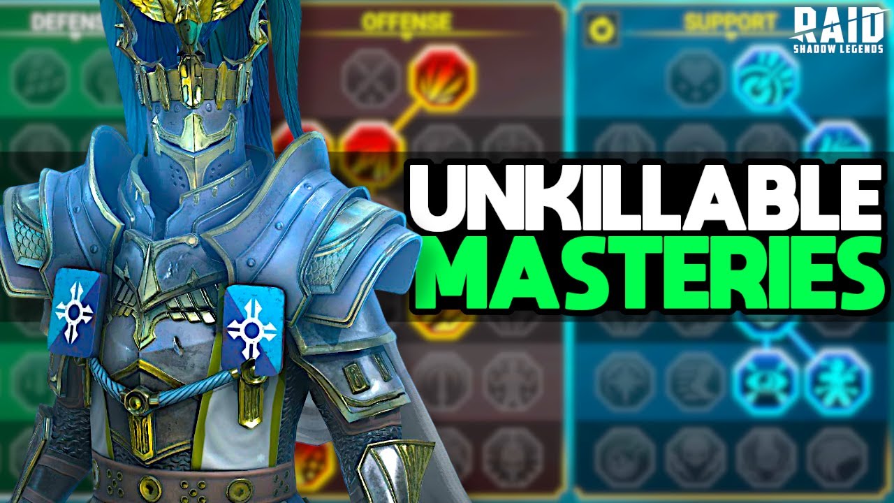 Unkillable Masteries for Roshcard in Raid Shadow Legends