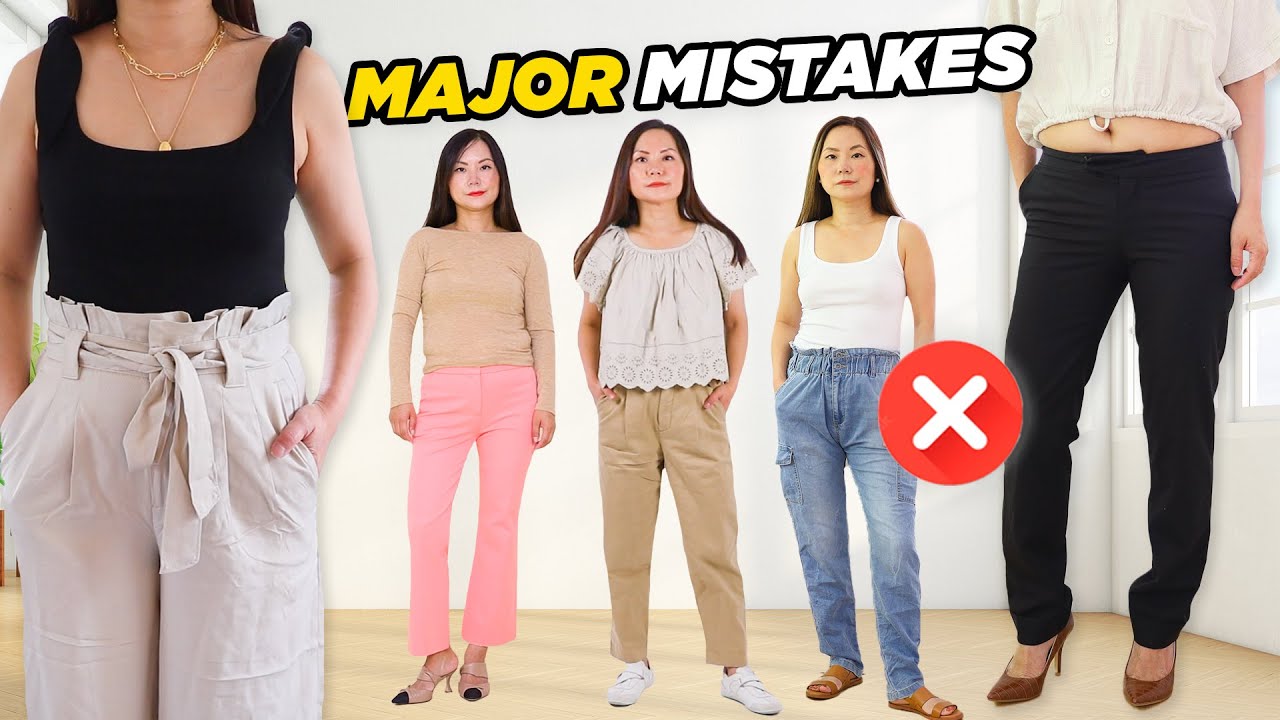 NEVER wear these 5 types of pants if you have short legs like me