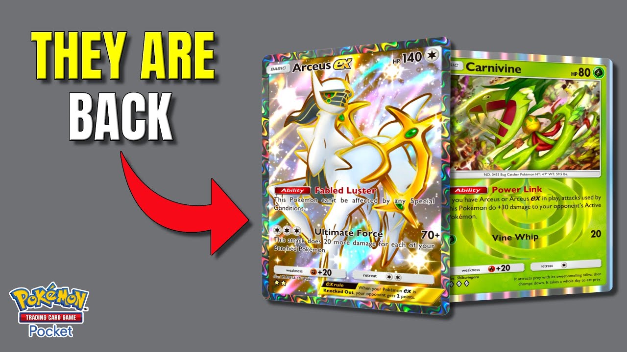 Arceus & Carnivine Are BREAKING the Meta AGAIN | Pokémon TCG Pocket
