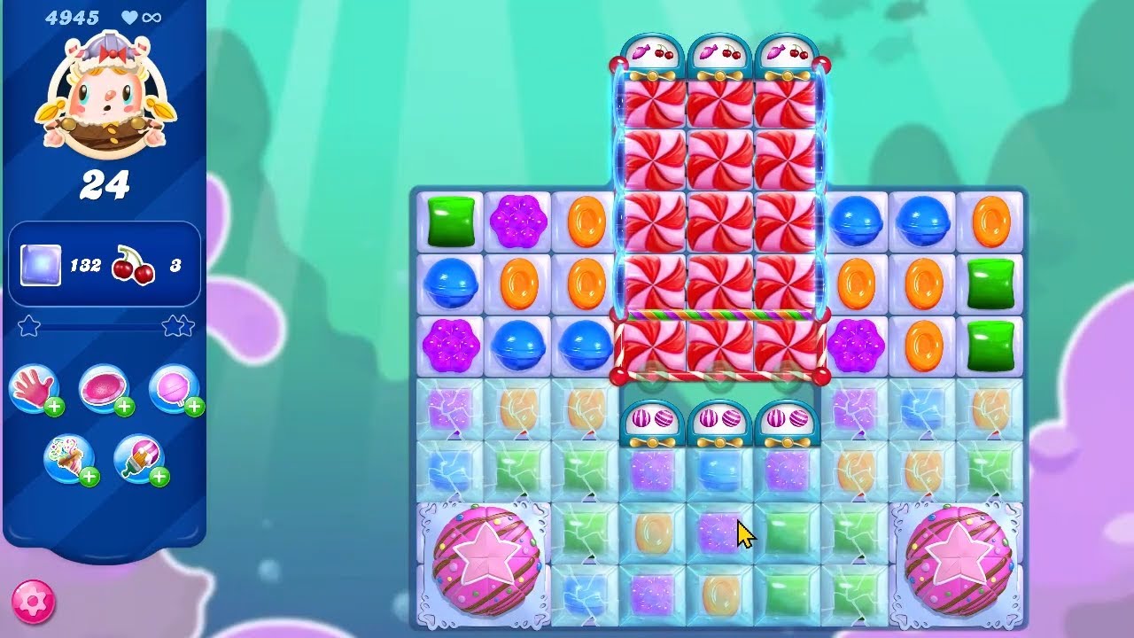 Candy Crush Saga LEVEL 4945 NO BOOSTERS (new version)🔄✅