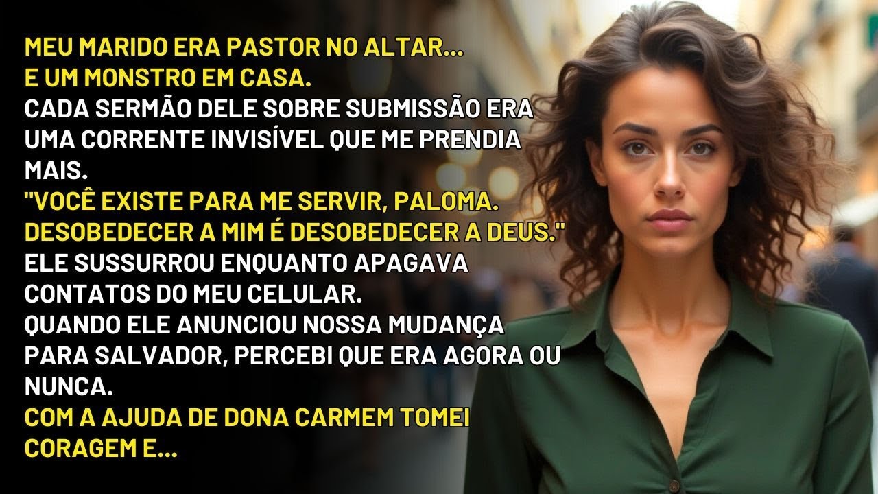 Meu marido era pastor no altar… e um monstro em casa