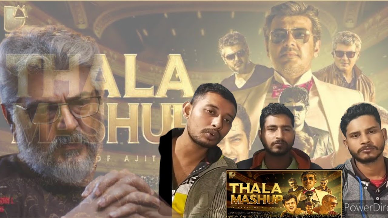 Thala ajit kumar mashup video reaction// sabari cutz