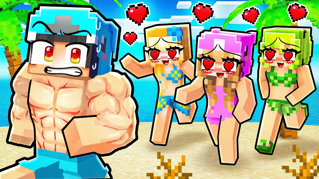 Omz Beach LOVE CURSE in Minecraft!