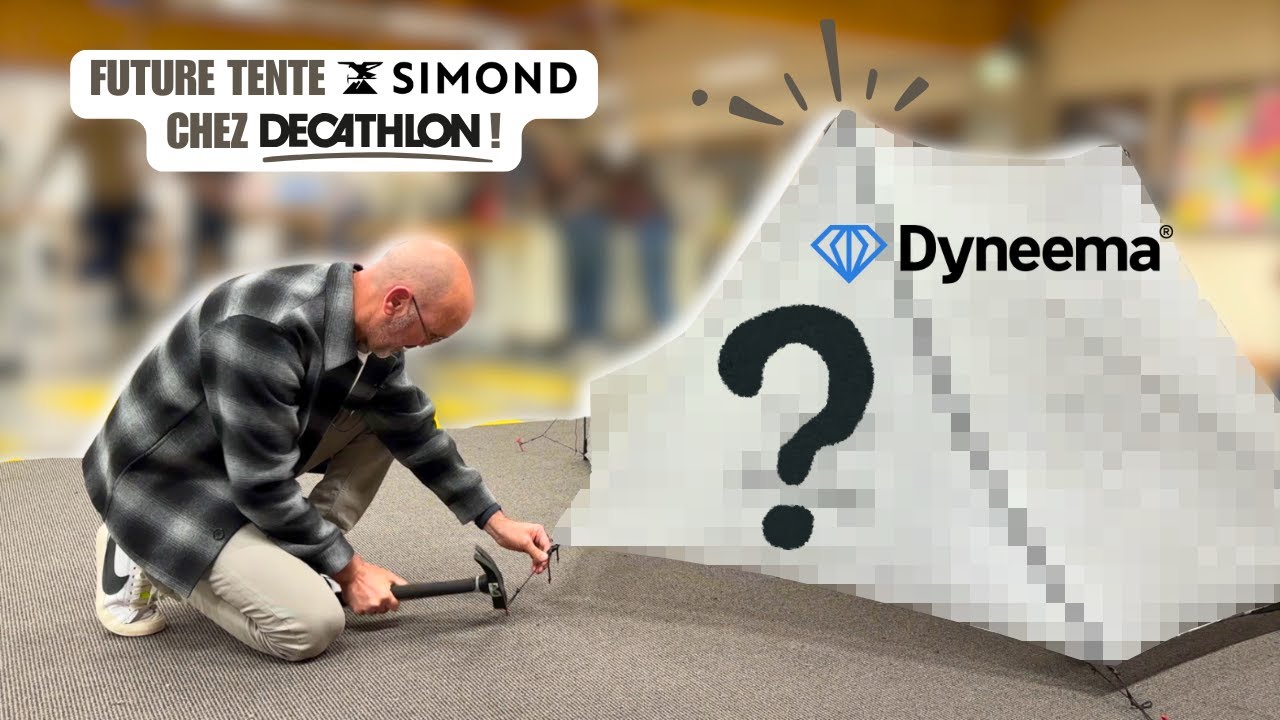 EXCLU : voici la tente DYNEEMA que prépare DECATHLON pour 2026 !