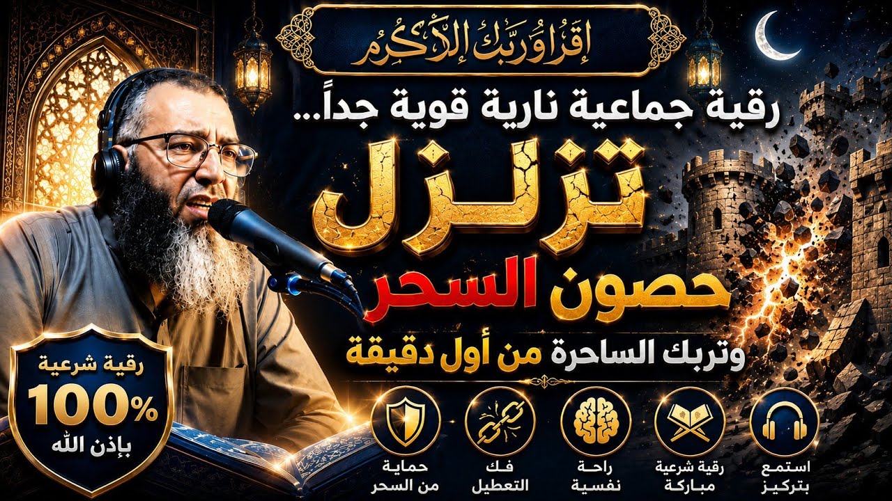 أقوى رقية شرعية جماعية قوية شافية كافية شاملة لن يستطعها السحرة البطلة.