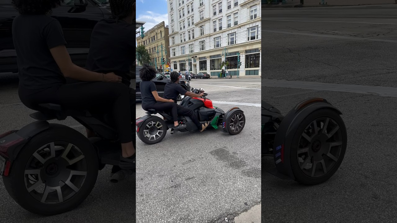 Ryker 3-wheel motorcycles are big in Milwaukee