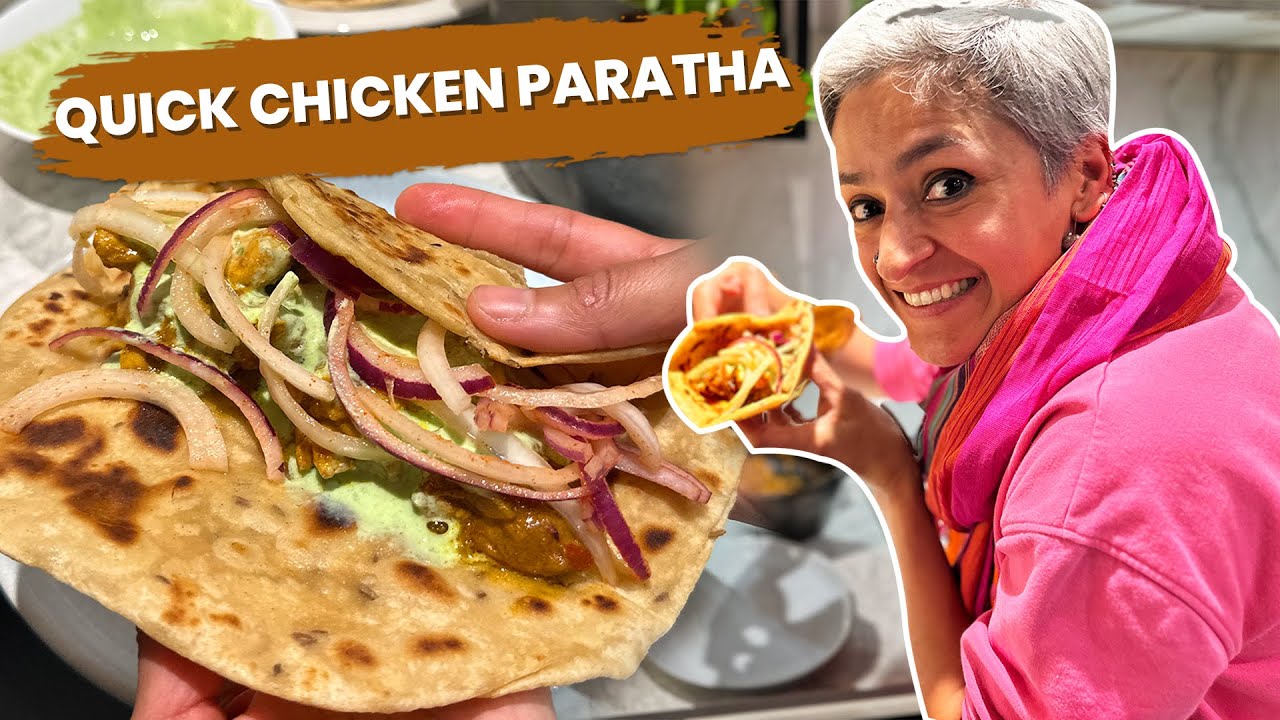 THE BEST CHICKEN PARATHA I HAVE EVER MADE | Must try quick chicken paratha recipe | Food with Chetna