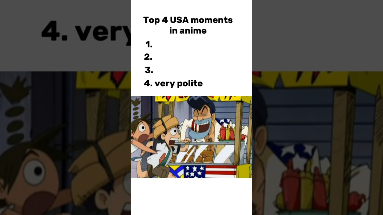 Top 5 USA references in anime part-2. #anime
