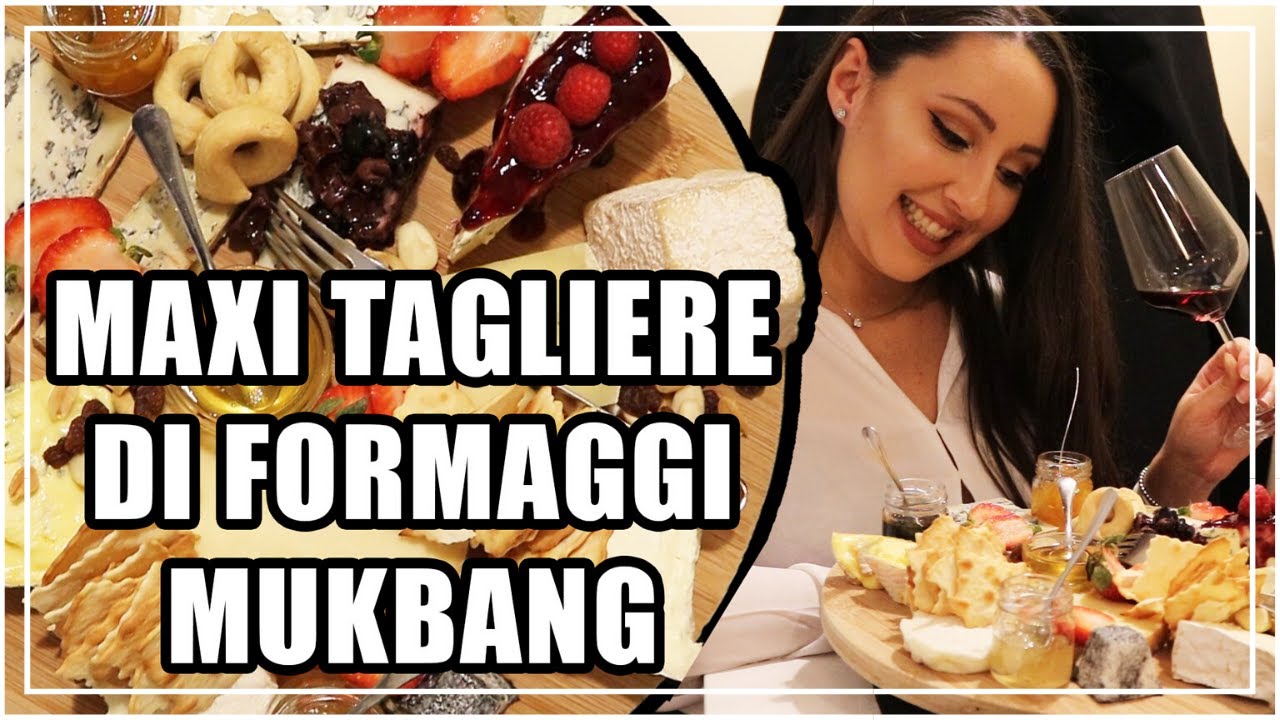 MAXI TAGLIERE DI FORMAGGI MUKBANG EATING SHOW ITA #55 *paradisiaco*