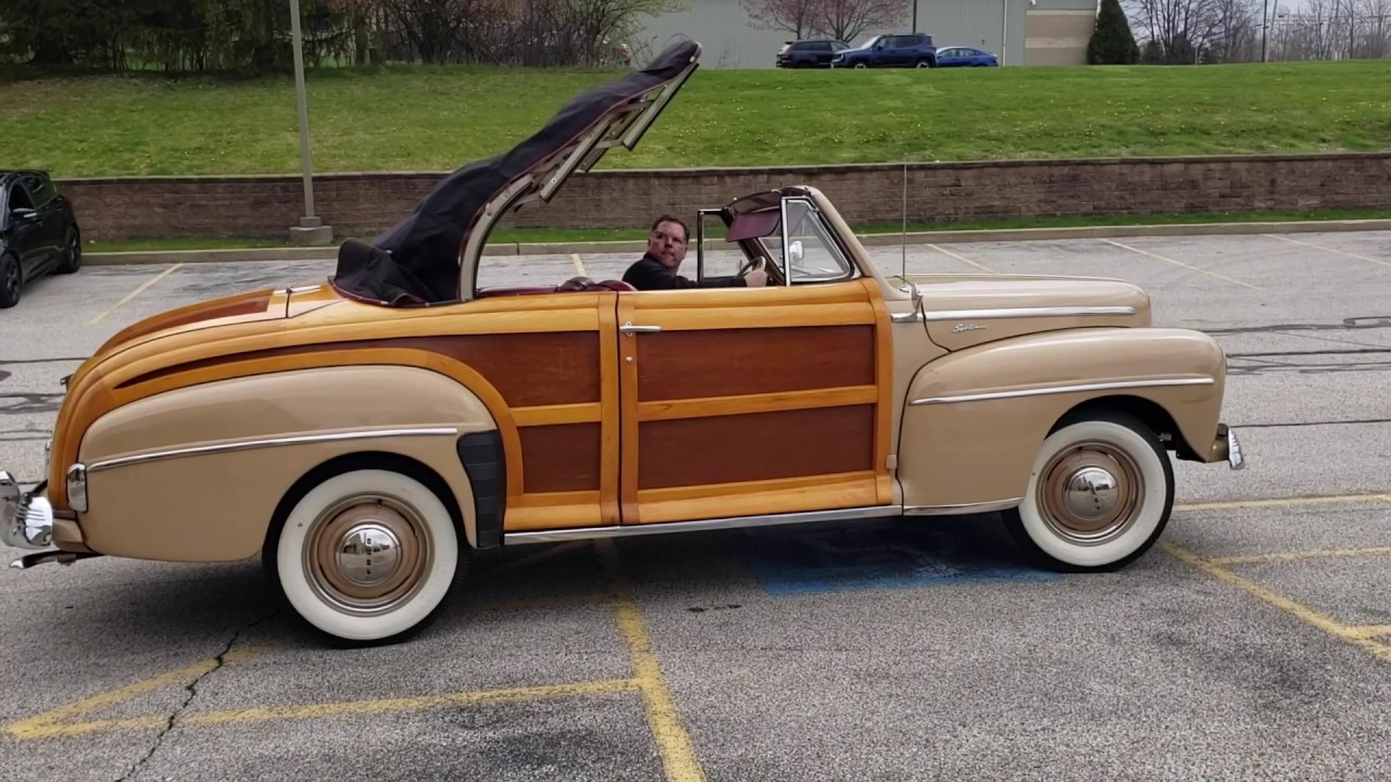 1947 Ford Sportsman Top & Window Demo