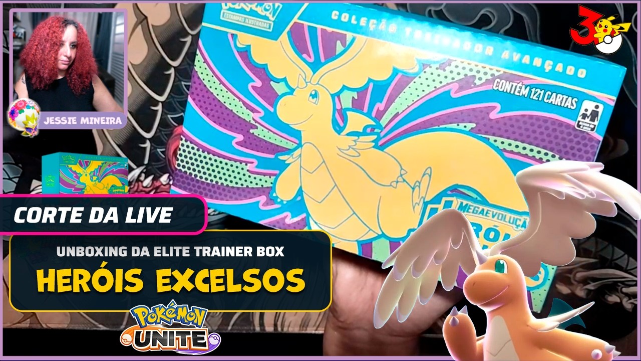 CORTE DA LIVE: Os hits da Elite Trainer Box de Heróis Excelsos!