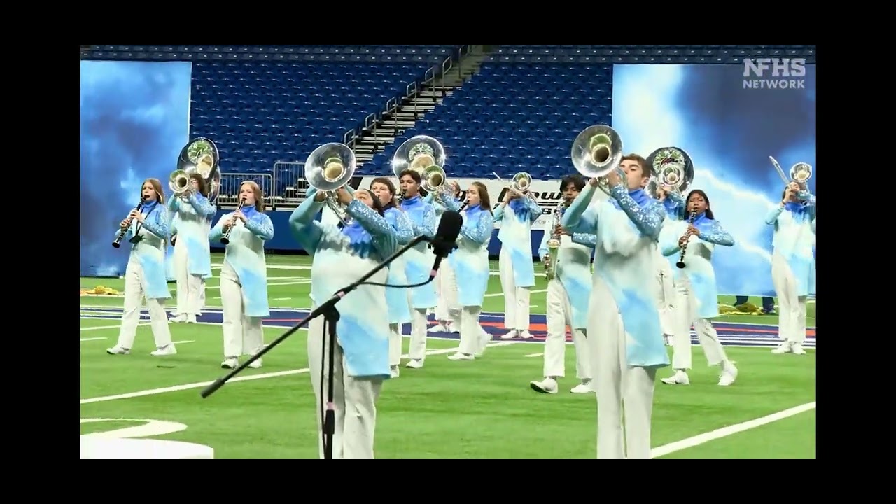 2025 Rivercrest High school Marching Band Finals