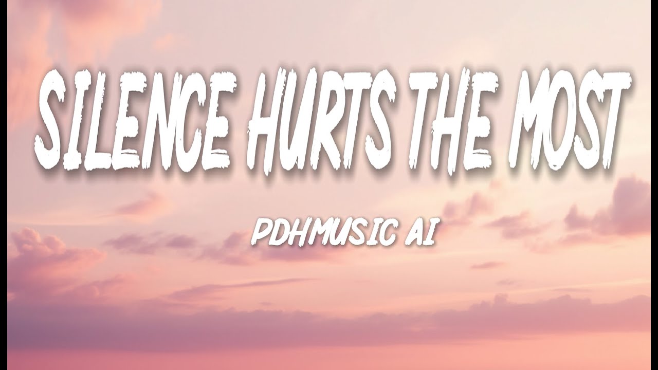 Silence Hurst The Most – Lyric Video | Emotional Pop | Sad Pop
