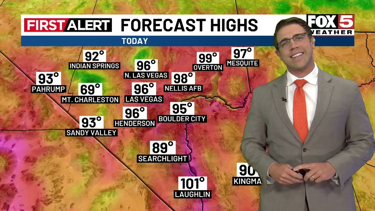 Record heat Friday and Saturday in Las Vegas