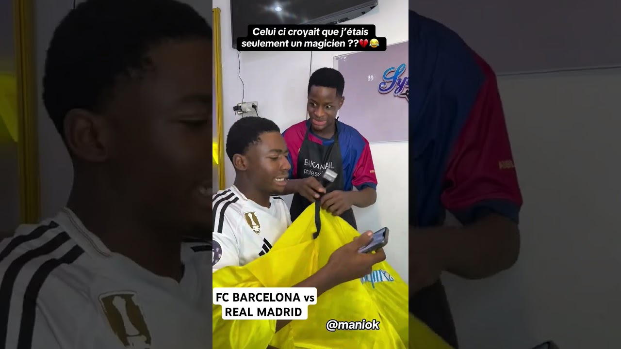 FC Barcelona vs Real madrid #comedy #funny #music #youtubeshorts #manioc