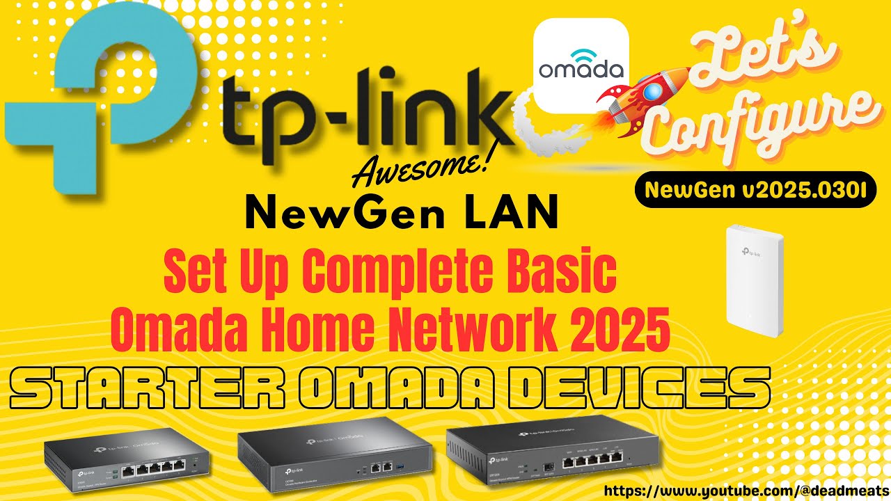 LC80: TP Link Omada Complete Basic Network Setup и Configuration для 2025 ER605 ER7206 ER8411