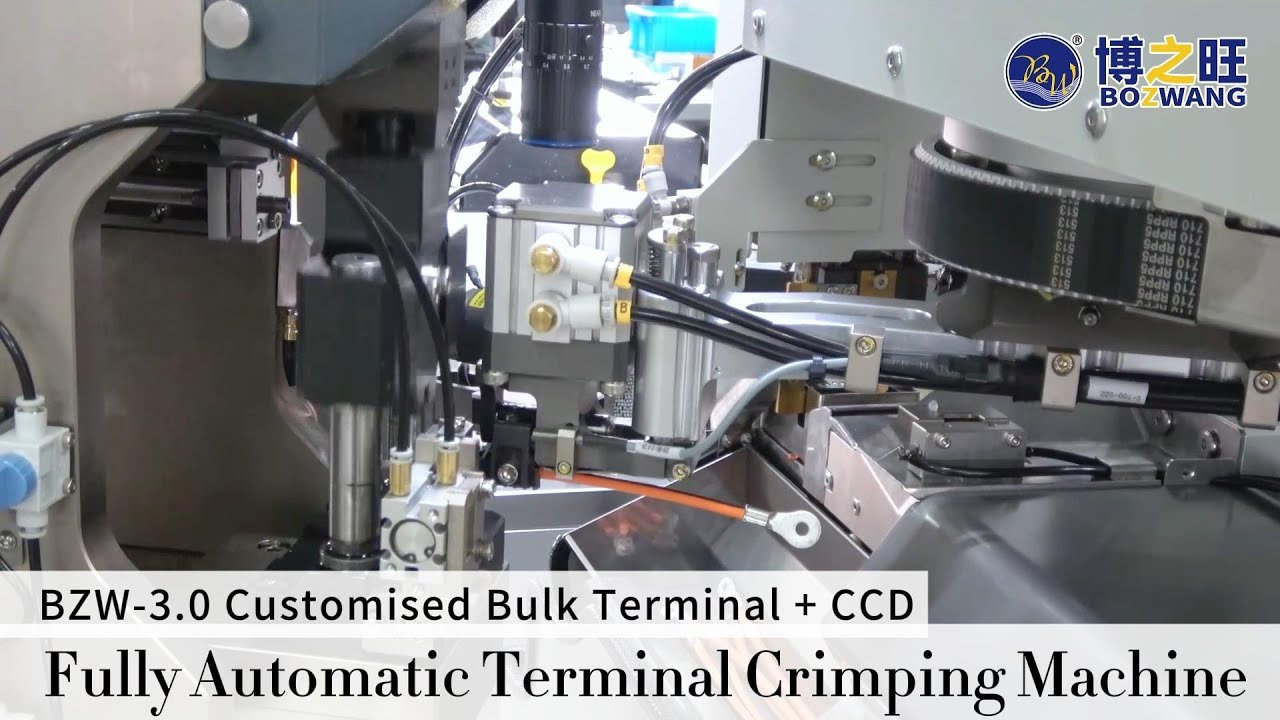 BZW-3.0 Customised Bulk Terminal + CCD Fully Automatic Terminal Crimping Machine