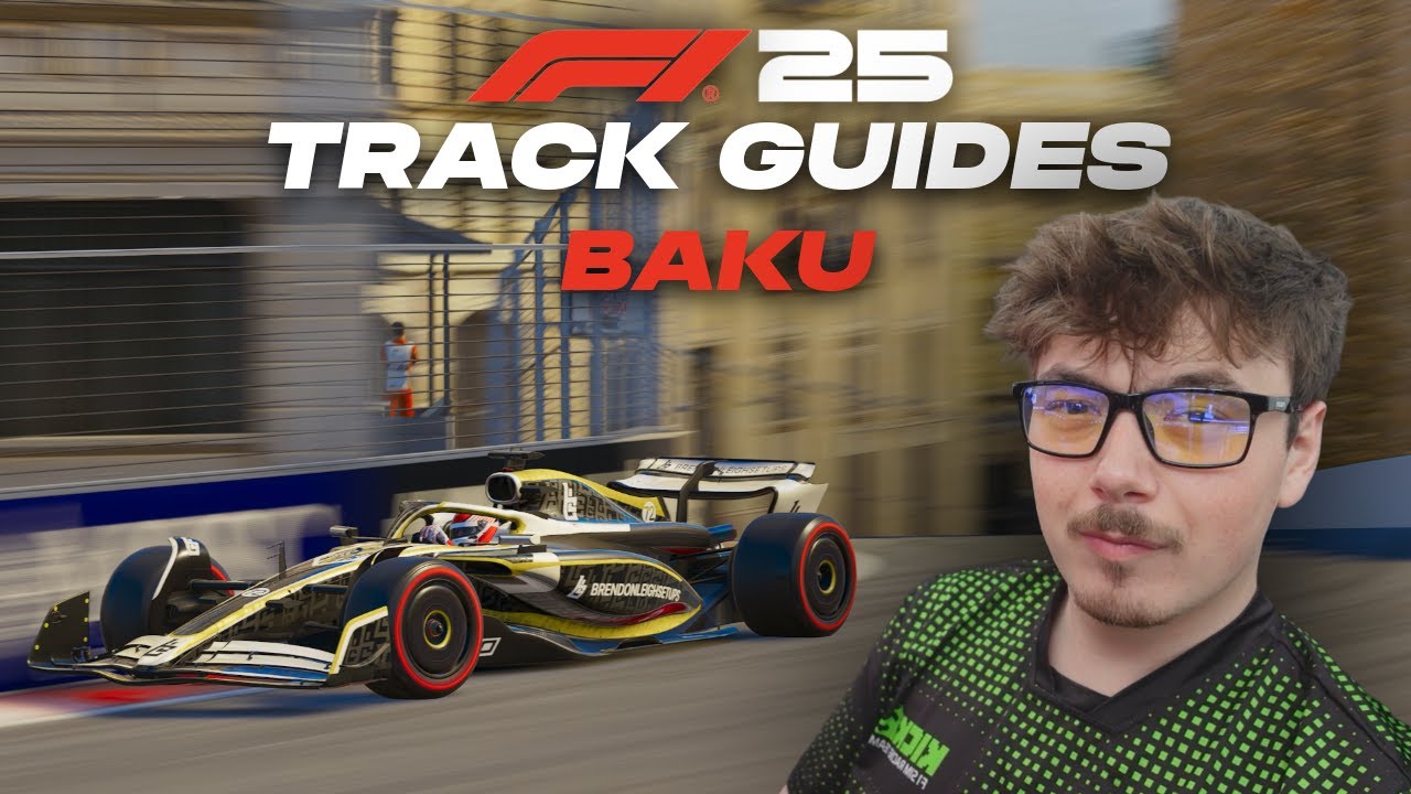Руководство по трассе F1 25 в Баку — стратегия ERS + настройка включены