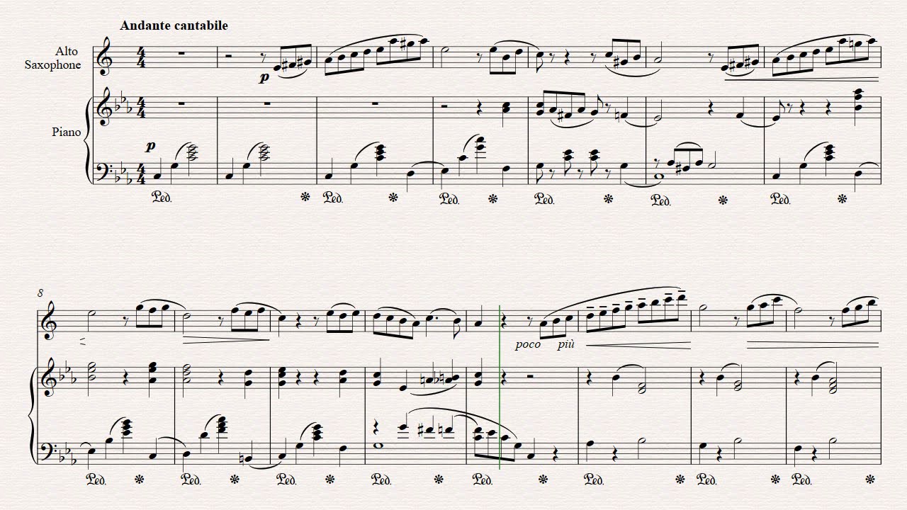Tchaikovsky, Barcarolle, Saxophone