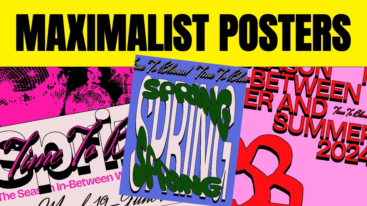 How To Make Maximalist Poster Designs With Kittl (Step-By-Step)