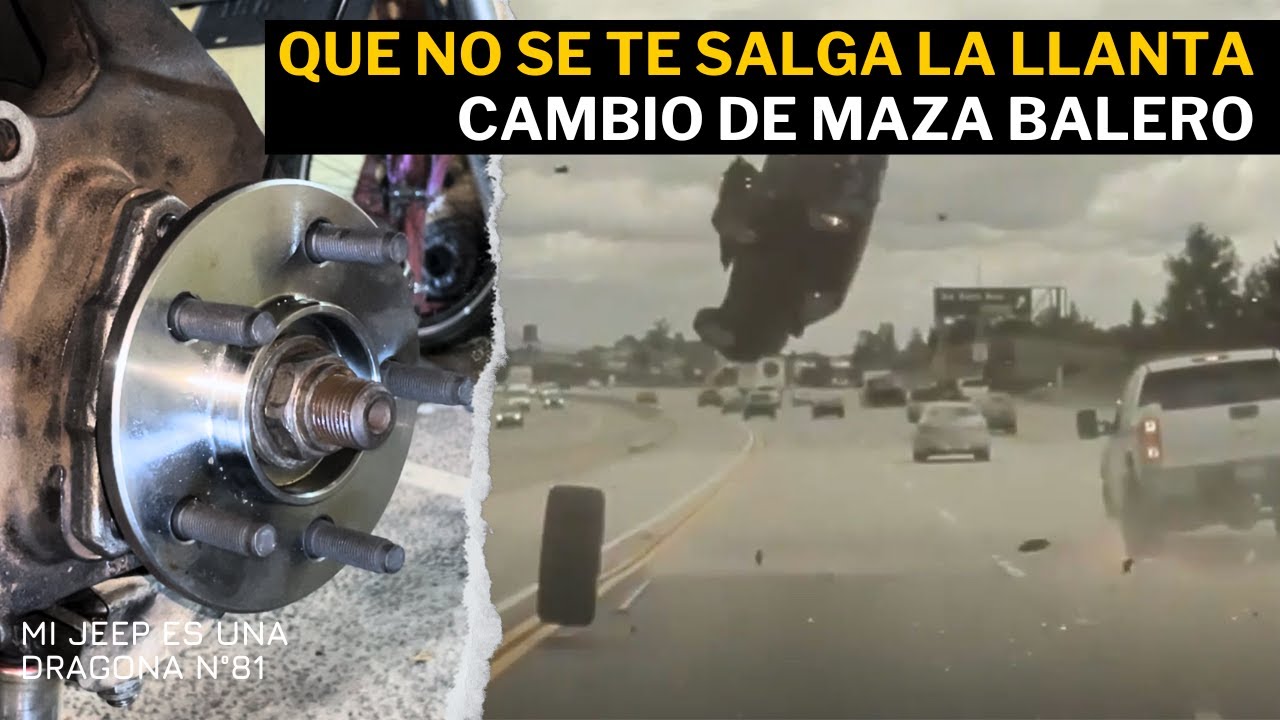 Cómo cambiar Maza balero delantera dañada Jeep Liberty - Cómo probar maza balero
