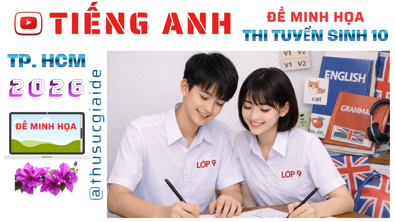 DE THI MINH HOA TUYEN SINH 10 MON TIENG ANH NAM 2026 TP.HCM