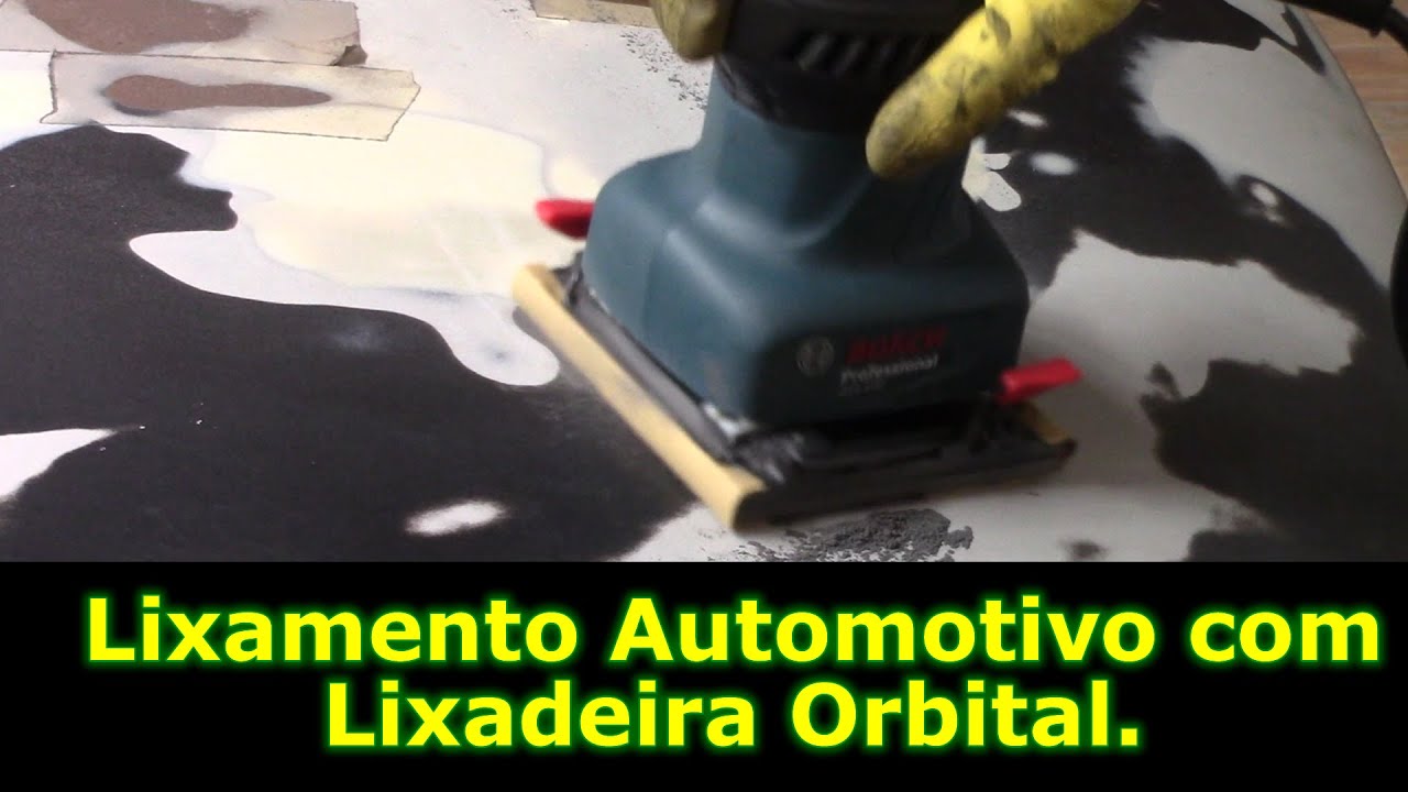 Preparação para Pintura Automotiva: Lixando com Lixadeira Orbital Treme Treme + BÔNUS