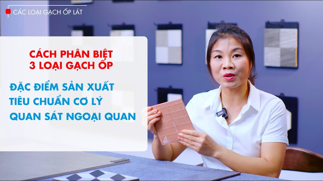 [KIẾN THỨC NGÀNH GẠCH] - HƯỚNG DẪN PHÂN BIỆT CÁC LOẠI GẠCH ỐP LÁT TRÊN THỊ TRƯỜNG