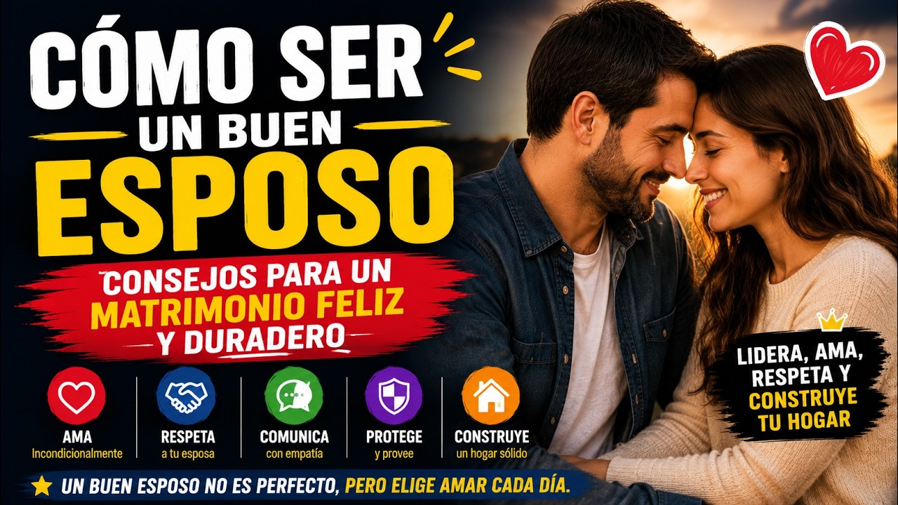 Cómo Ser un Buen Esposo | Consejos para un Matrimonio Feliz y Duradero