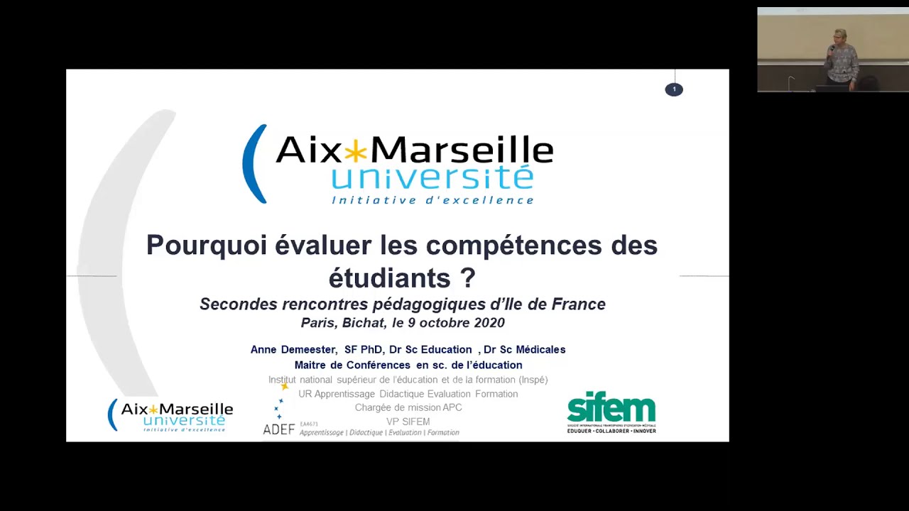 Pourquoi évaluer les compétences des étudiants : Anne Demeester